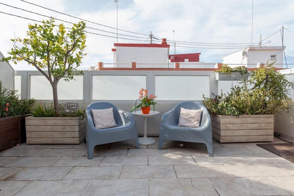 Penthouse On The Beach Valencia Bagian luar foto
